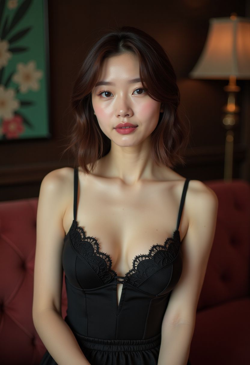 江岸灯火海报